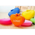 Heart Shaped Silicone Purse, Wallet
